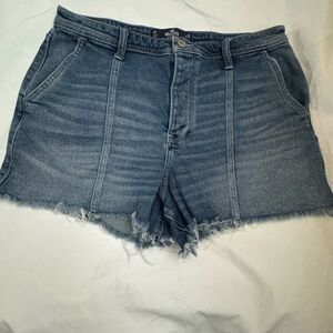 Hollister Women's Denim Shorts - Blue